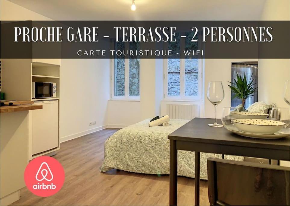 Gambetta - Studio - Terrasse - Proche Gare Leilighet Morlaix Eksteriør bilde